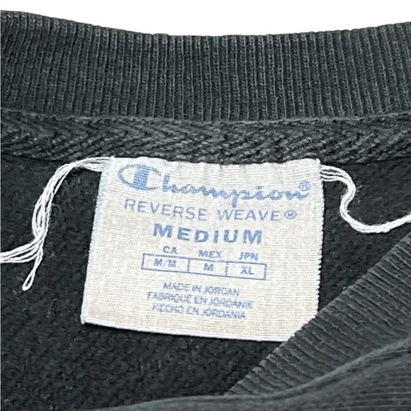 🟡Champion Women’s Vintage Reverse Weave Spell Out Sweatshirt Size M - Picture 4 of 5
